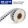 Brother DK-22210 DK22210 DK-2210 DK210 210 Compatible Labels Brother Labels Continuous Paper Labels